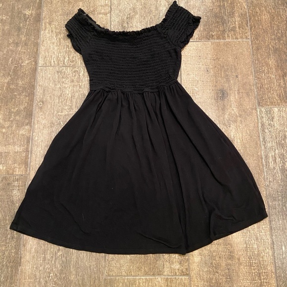 black ribbed top, dress - Picture 1 of 1